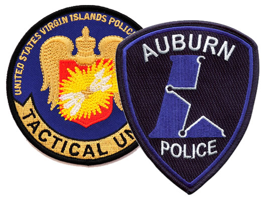 auburn police tactical unit embroidered patches government
