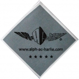 army veteran clothing woven label